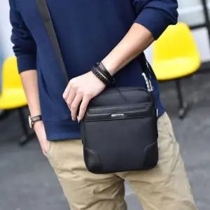 남성 크로스백 미니 여행용 핸드폰 가방