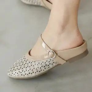 더힐슈즈 메쉬 비즈 여성여자 구두 정장화 단화 로퍼 플랫 뮬 블로퍼 3cm sjpe-s-2021