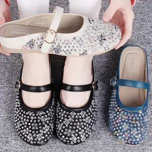 더힐슈즈 보석 메리제인 여성여자 구두 정장화 단화 로퍼 플랫 뮬 블로퍼 3cm sjbad-M600