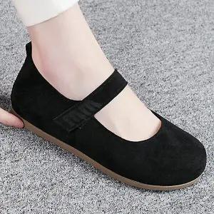 더힐슈즈 스웨이드 메리제인 여성여자 구두 단화 로퍼 플랫슈즈 3cm sjsz-mk-186