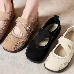 더힐슈즈 255까지/찍찍이 메쉬 여성여자 운동화 슬립온 스니커즈 2cm sjlux-6531