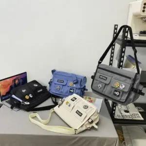 투포켓 메신저백 남자 가방 옆가방 사각