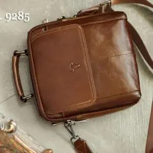 (색상 9285 브라운)남성 남자 가죽 크로스백 미니백 메신저 가방 메신저백