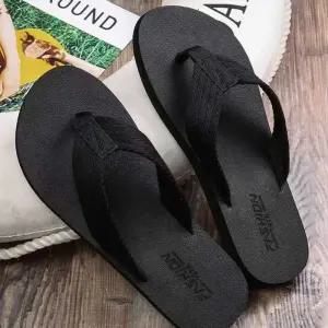 편한쪼리스타일 남자 일상 룩 여름 데일리 검정 쪼리 슬리퍼 코디