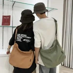 스타일 에코백 대학생 데일리 크로스백 메신저백 캔버스 숄더백 가방 남녀공용