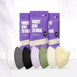 KF94마스크 2D kf94 컬러마스크 자외선차단 대형 100매