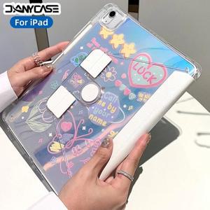 2025년형 아이패드 프로 에어 13 11 M3 M2 M4 2025용 투명 케이스 11세대 A16 12.9인치 9 8 7 6 5 4 미니