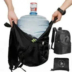 (색상 블랙)다용도 접이식 정리 1P 트래킹 여행 배낭 수납 가방