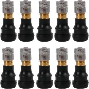 전기 스쿠터용 튜브리스 타이어 밸브 스템 10개 스쿠터 수리용 진공 액세서리 M365 및 나인봇 맥스 G30P와