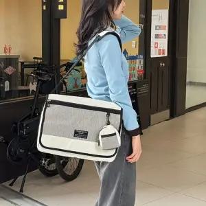 메신저백 대학생 여성 큰가방 데일리백