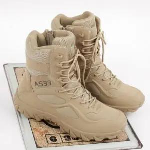 남자 워커 작업화 부츠 전술화 하이탑