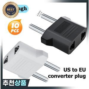 EU 전기 플러그 어댑터 미국 유럽 전원 여행 변환기  CN