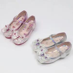 [보리보리/앙쥬]여아구두 키즈 주니어 초등 lt나비하트LED 아동구두 wd 150-200mm