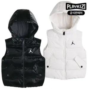 [보리보리/플레이키즈프로]조던 키즈 후드 패딩 조끼 N244VE330P