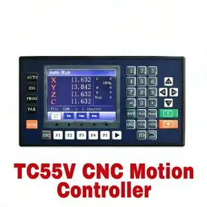 호환 서보 스테퍼 용 프로그래밍 가능 오프라인 모션 컨트롤러 1234축 150KHZ CNC 제어 RS485 TC55V USB 조