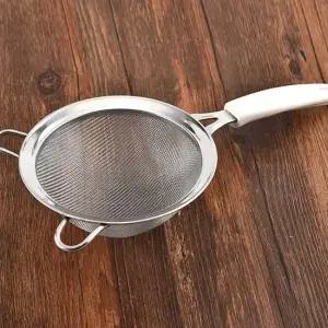 화이트 건지개 뜰채 손잡이채반 된장거름망 거름망