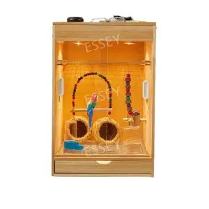 대형 새장 장난감세트 원목 조류 둥지 케이지 앵무새 새집