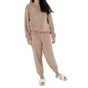 세트 여성용 수면잠옷 여자홈웨어 두꺼운극세사잠옷