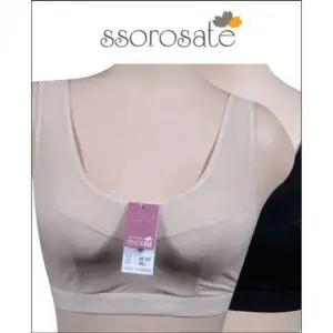 통기성 무와이어 후크 브라 런닝형 속옷 여성용