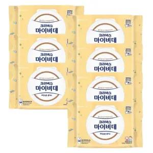 크리넥스 마이비데 키즈 40매 7팩 유치원 어린이집 배변훈련 물에녹는 비데티슈