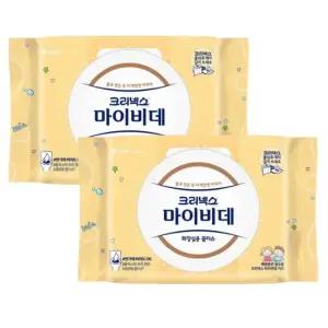 크리넥스 마이비데 키즈 40매 2팩 유치원 어린이집 배변훈련 물에녹는 비데티슈
