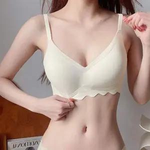 노와이어 저중심 볼륨패드 여성 심리스 브라 속옷