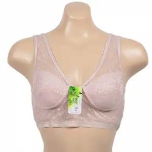 스포츠용 플라워 자가드 망사 인견 브라탑