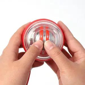 손목운동기구 손목스트레칭 파워스핀볼 LED 스핀 자이로볼(레드) 손목운동