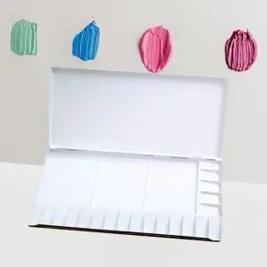 흥일 알루미늄 수채 팔레트 20칸 No.420미술파 렛트 전문가 핸드 물감 빨렛 팔렛 화팔 화빨 빠레뜨 레뜨