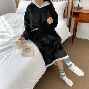 비욘드라이프 입는 대형 롱 후드 담요 블랭킷 1004488