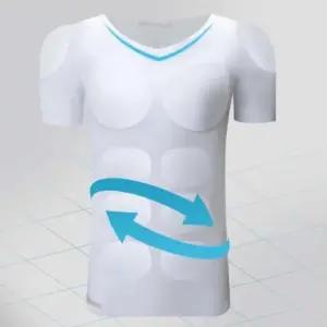 남성바디라인핏 남자 보정 반팔티 뱃살 가슴 체형 근육 만들기 속옷