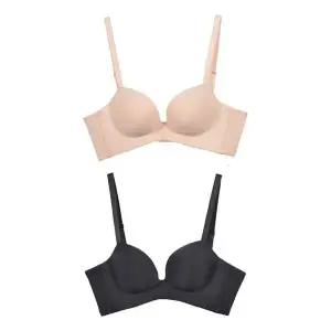 비비안 볼륨업 노와이어 누디스타일 몰드 A컵 뽕브라