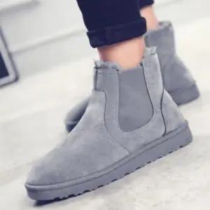 남성용 밴딩부츠 여성용 겨울 방한 털 부츠 옆라인 WFGF0TJ