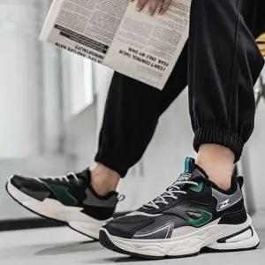 남자 2컬러 통굽 겨울 털운동화 컬러믹스 털스니커즈 WFGDDTM