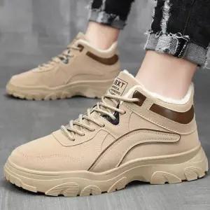 남자 2컬러 겨울 야외활동 털 안감 워커 털운동화 WFGDDTK