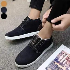 겨울 남성 기모 스니커즈 단화 따뜻한 털신발 안감 WFGCZII