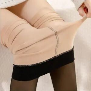 듀얼 살스 스타킹 여성 착시스타킹 타이즈 기모 겨울 WFGCZAU