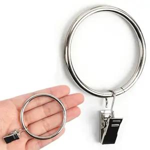 10P 커튼 집게링 45mm 커텐 링 집게 핀 고리 커튼링