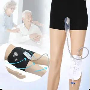 휴대용소변통 노인 소변 보조 팬티 요실금 도뇨관 입는 소변백