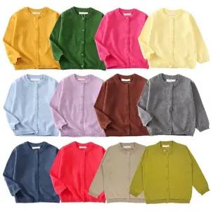 파스텔 키즈 버튼 스웨터 니트 가디건 12컬러 시즌2