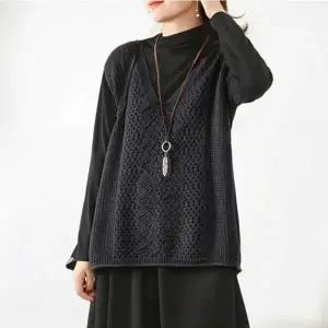 여성니트조끼 베스트 상의 여자 여름가디건 오버핏