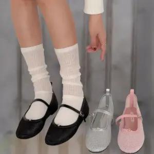 [신상오픈런]20대 여성용 러블리 메리제인 메쉬 플랫 신발 (33435102)