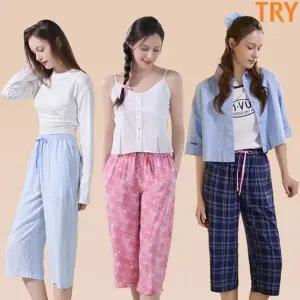 초특가 [TRY] 인견100 7부 팬츠 3종 (여성)