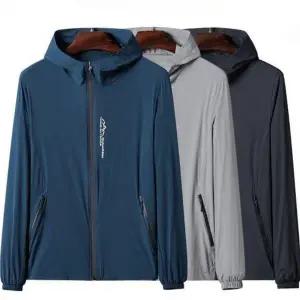 고급형 남자 낚시 바람막이 패션 후드집업 점퍼 자켓
