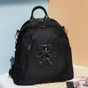 ( )여성 작은 배낭 여행 백팩 가방 숄더 블랙