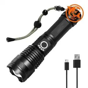 ( )다기능 강력 LED 손전등 캠핑용 휴대용 야외등 안전조명