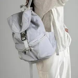 [신상오픈런]여성 지퍼 백팩 스트링 포켓 일상용 가방 (42240626)