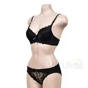 [라일리여성언더웨어] Rly 리본 와이어 B컵 브라팬티 와이어브라 여자브라자