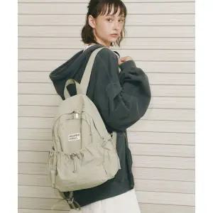 마스마룰즈 MASMARULEZ mini ver. Ribbon pocket backpack_Fog green 5016169132 152438