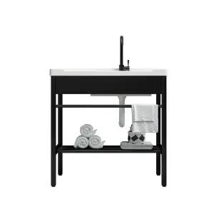 세탁실 싱크대 손빨래 개수대 스테인리스 하부장 캠핑 세면대 보조 싱크볼 탕비실 빨래판